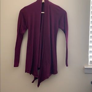 Plum cardigan